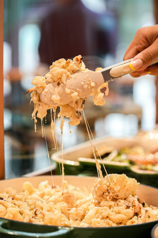 Cheesy Cauliflower (V)